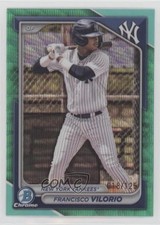 2024 Bowman Draft Chrome Aqua Wave Refractor /125 Francisco Vilorio #BDC-107 2y0