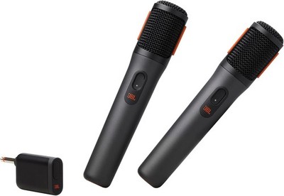 JBL PartyBox Wireless Mic 2X Digital Rechargeable Black