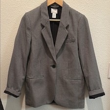 Chic Houndstooth Blazer