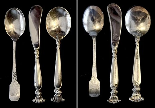 Sterling flatware: Shreve & Co 'Norman Hammered,' Wallace 'Romance of the Sea'