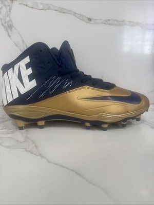 NIKE ZOOM CODE ELITE MEN'S FOOTBALL CLEATS 620499-426 Royal Blue Gold Size 12.5