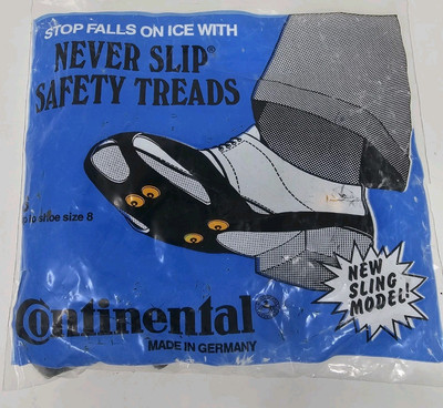 Continental Tire Never Slip Shoe Safety Treads Gas Oil Advertising