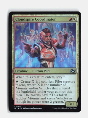 Cloudspire Coordinator 196 Foil Aetherdrift MTG NM