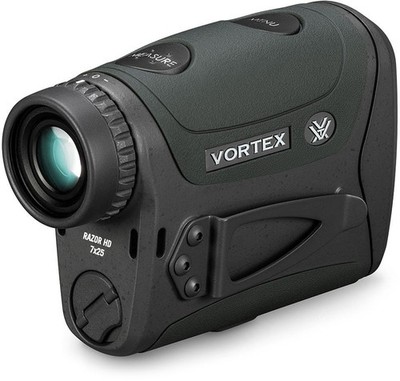Vortex Razor HD 4000 Laser Rangefinder, 7x25mm, 4000 yds, Green/Grey, 4: LRF-250