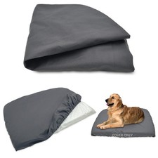 Dog Bed Cover Waterproof Replacement Machine Washable Covers for Dog Bed Heav...