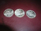 THREE (3) JOHNSON MATTHEY ONE OZ. FREEDOM COINS,.999 FINE SILVER,LOWERED PRICE!