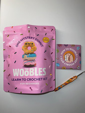 The Woobles One Mystery Donut III NEW Crochet Kit 3 Third - BITTEN doughnut HOOK
