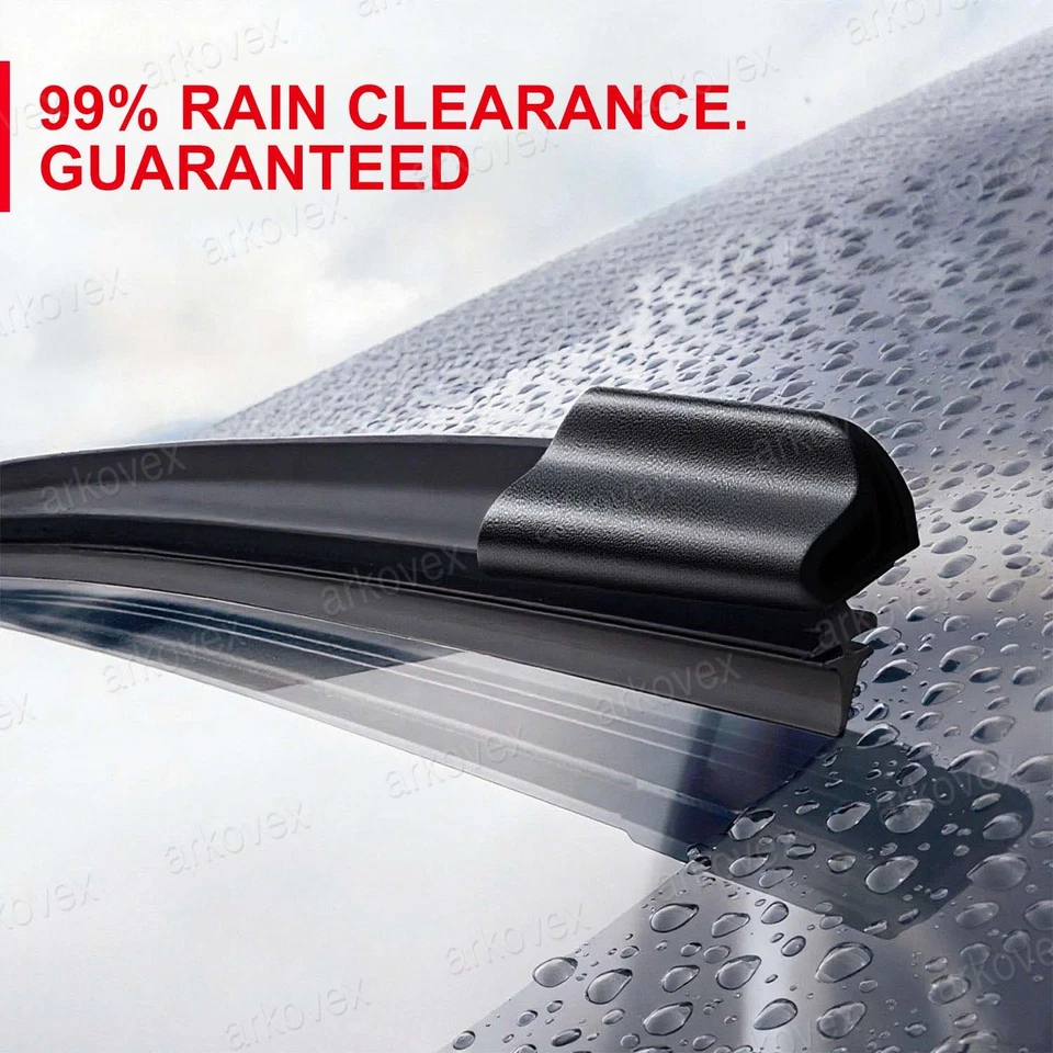 Front Windscreen Wiper Blades For Foton Tunland 2012-2022 Ute Pair 20" + 20" Set - image 3 of 4