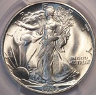1945 S Walking Liberty Half Dollar, PCGS MS65, Magnificent Gem, Blinding Luster!