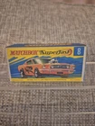 matchbox superfast lesney NO 8 WILD CAT DRAGSTER repro box