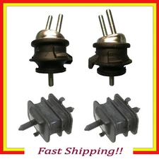 Front Engine & Trans Mount - Hydrualic For 00-09 Honda S2000 2.0L, 2.2L Set 4pcs