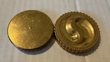 ONE Vintage Brass POG “Spinner” Slammer 1990s Yin Yang Double Thick