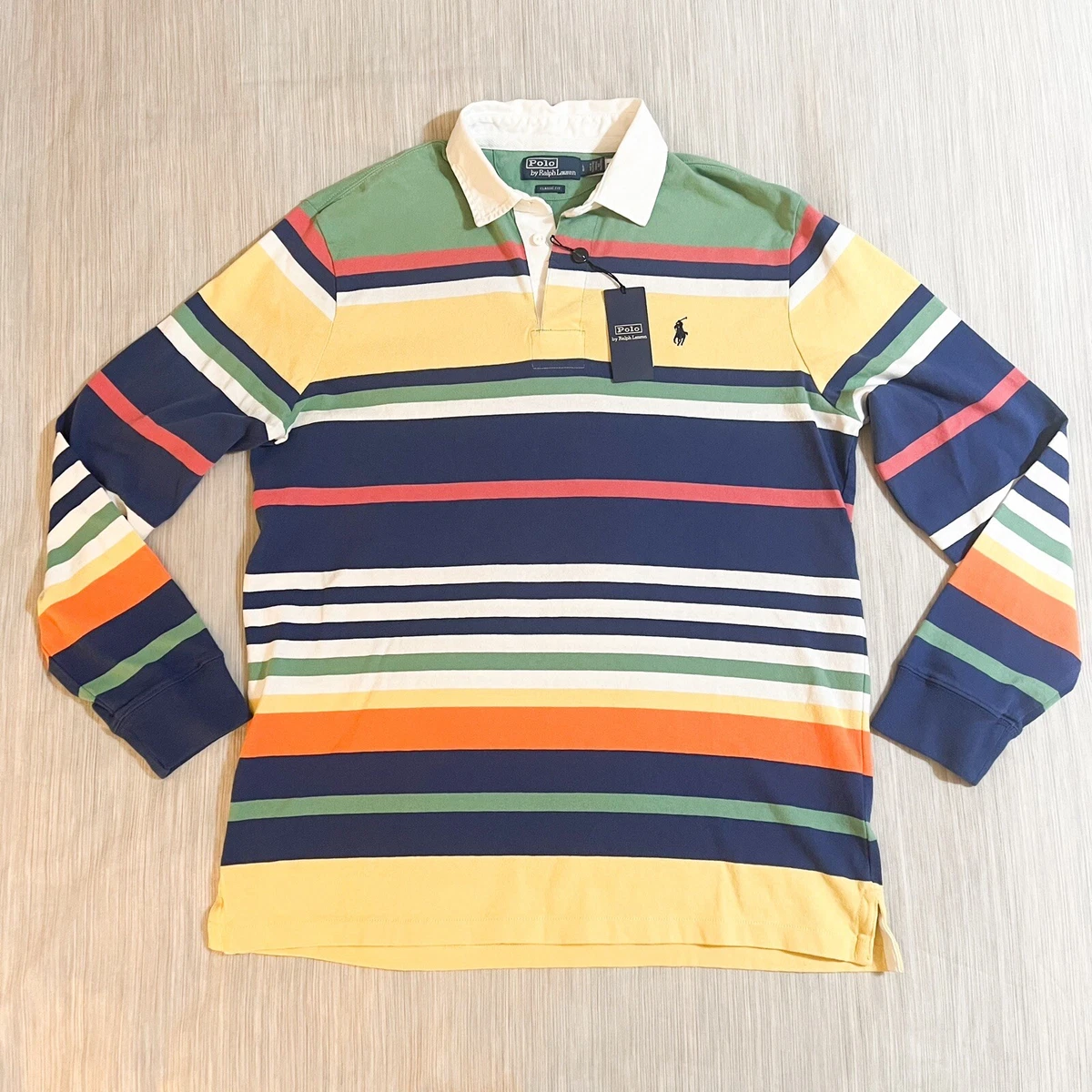 Striped Rugby Polo - Multicolour