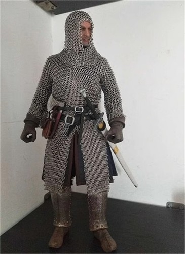 1/6 Warrior Knight Alloy Body Chain Metals Armour Model for 12" Figure Soldier - Picture 2 of 15