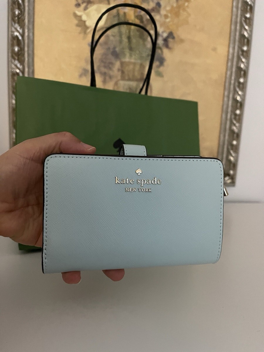 NWT KATE SPADE Madison Leather Medium Compact Bifold Wallet