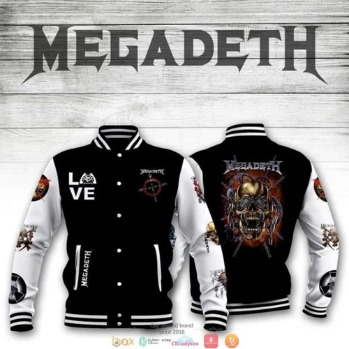 Medeth Black Baseball Jacket