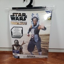 Star Wars AHSOKA Costume Adult Halloween Mandalorian Cosplay Disney M 8/10 New
