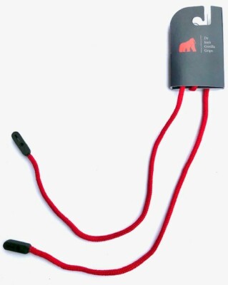 Gorilla Grip Secure Brillen-/Brillenkordelhalter/Spec.Lanyard - Rot. Neu