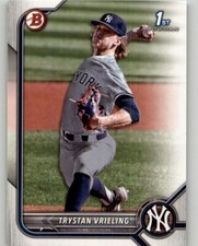 2022 Bowman Draft Trystan Vrieling #BD-43 New York Yankees