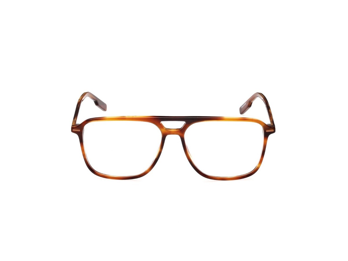 Ermenegildo Zegna EZ5247 056 Tortoise Aviator Plastic Eyeglasses