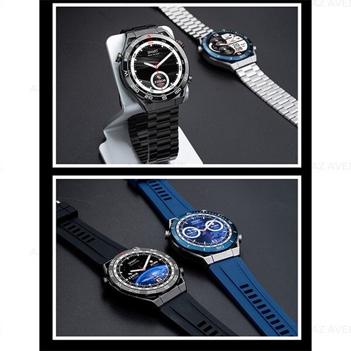 (New) DT NO.1 Ultra Mate SILVER 1.5" AMOLED AI Call Bluetooth Android Smartwatch - Picture 17 of 24