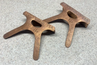 Machinist Tool: Wilton 3-1/2" Hard Copper Jaws (NOS) 41-J-324