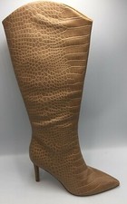 Nine West Women's Erli3 Tall Boots pointed toe Stiletto Light Natural Texture 8M