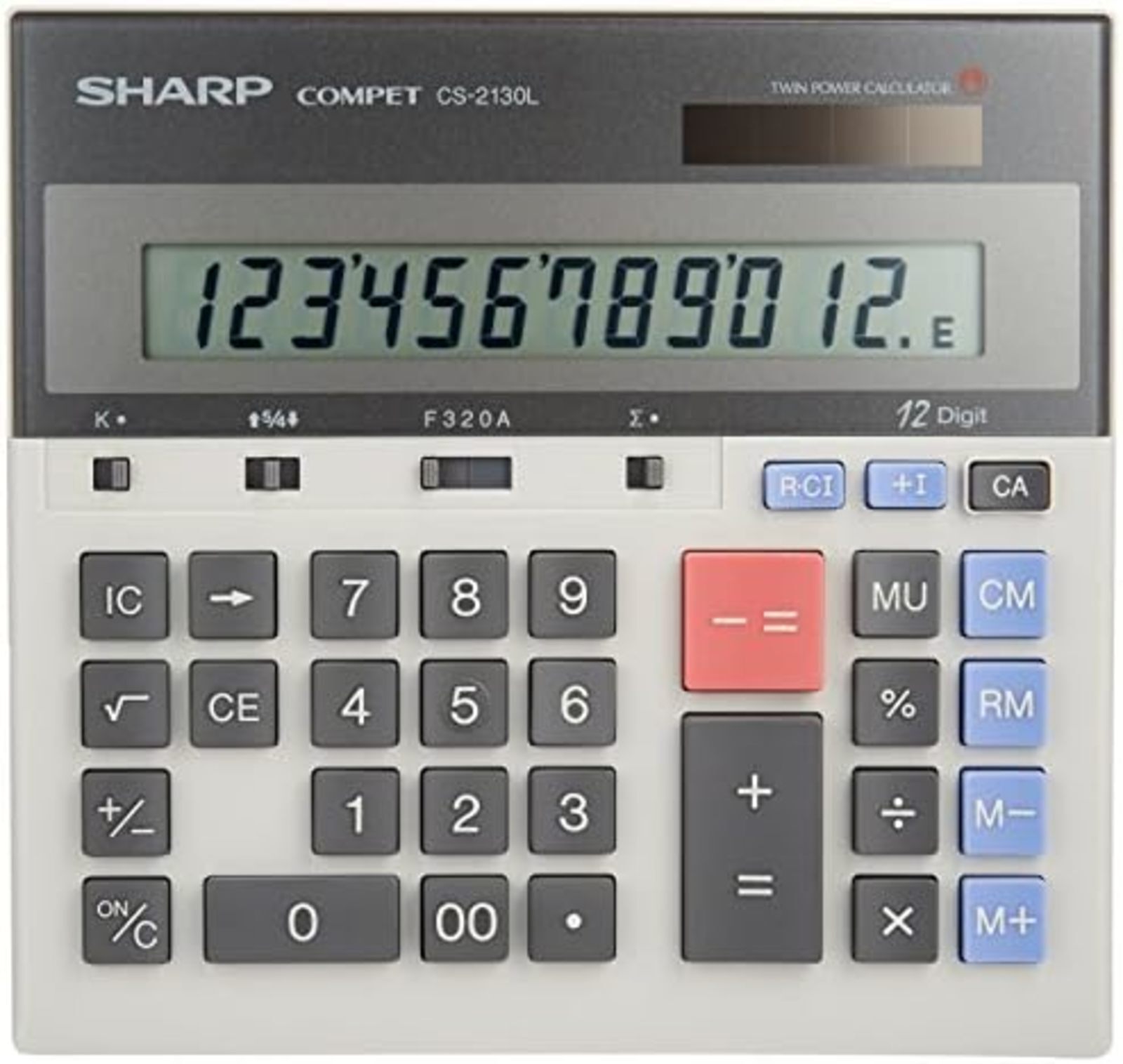 Thumbnail - Sharp Praktische Rechner Desktop Typ 12 Zahl Cs-2130l F/s W/tracking