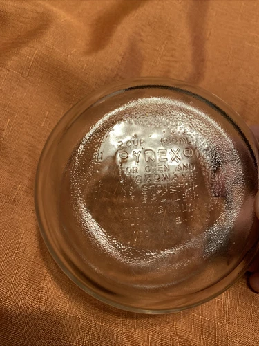 Pyrex 2 Cup Glass Bowl Oven Microwave Safe Vintage 500 ml B-33