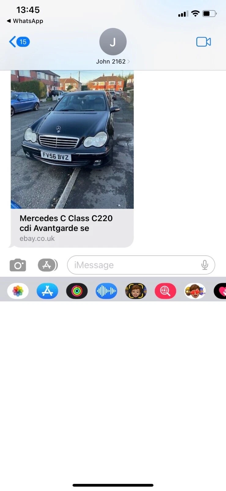 mercedes c class c220 cdi 07 auto make an offer - Picture 1 of 1