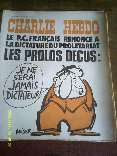 CHARLIE HEBDO DE 1972 A 1978 12 NUMEROS COUVERTURES REISER - Imagen 5 de 12