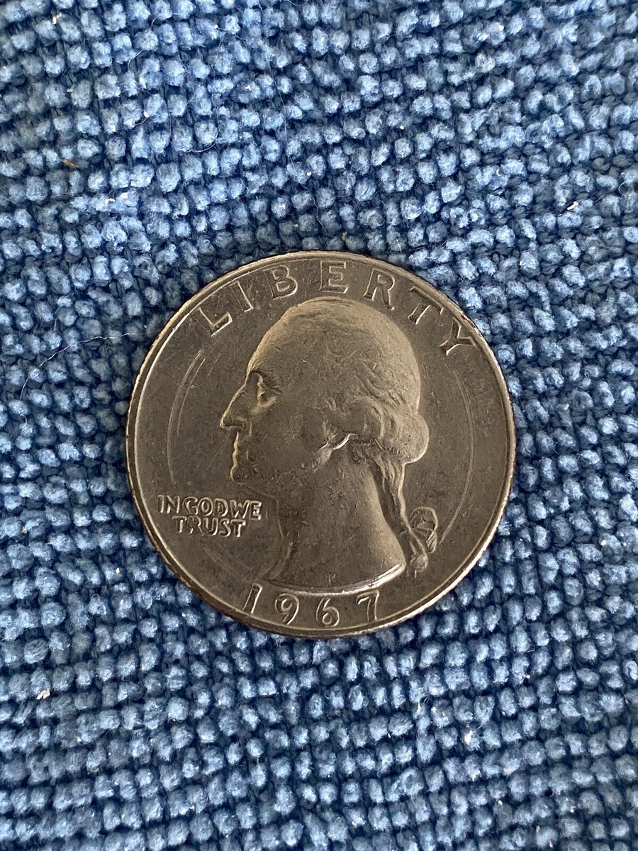 名残月 1967 Quarter Errors, No Mint Mark, Date And Letters On Rim