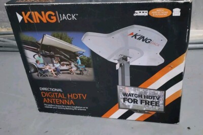RV/Camper - KING JACK, OA8300, Digital HDTV Antenna Replacement Head, WHITE