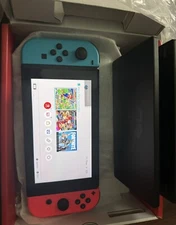 Nintendo Switch 32GB Handheld Console - Neon Red/Neon Blue