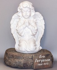 Praying Angel Memorial Urn Human Ashes Cremation Statue Artistic Funeral Tribute