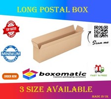 GOLF CLUB BOX Long Double Wall 6mm Tall Brown Postal Storage Boxes