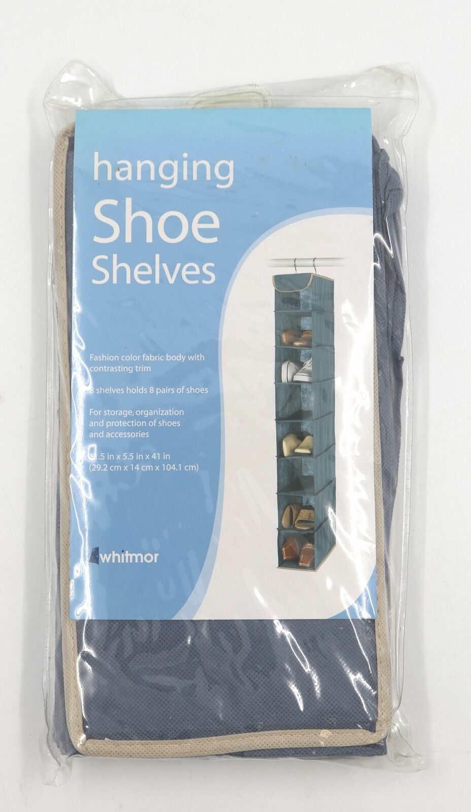 Whitmor Max 51% OFF Hanging unisex Shoe Shelves Holds 8 Organizer Storage