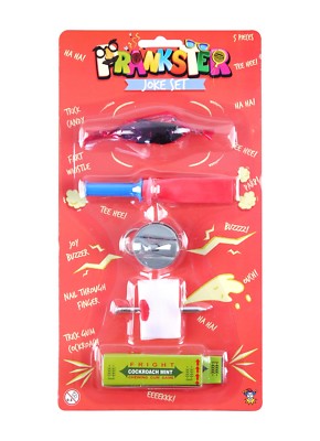 5-teiliges Schelm-Set Neuheit Witze & Tricks lustig Kinder klassische Gags Strumpf Füller