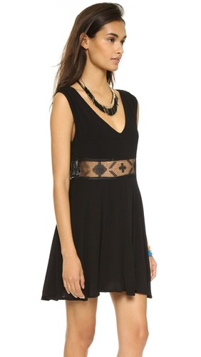 FREE PEOPLE SEXY SCHICKES SOMMERKLEID V-AUSSCHNITT FIT & FLARE Gr. L NEU $ 128 - Bild 5 von 6