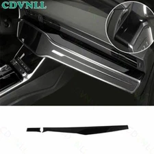 For Audi A6 A7 S6 S7 RS6 19-23 Bright Black Middle Console Dashboard Panel Strip