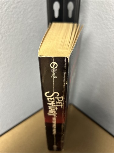 Vintage 1984 Stephen King PET SEMATARY Paperback First Signet Printing, Horror - Picture 4 of 9
