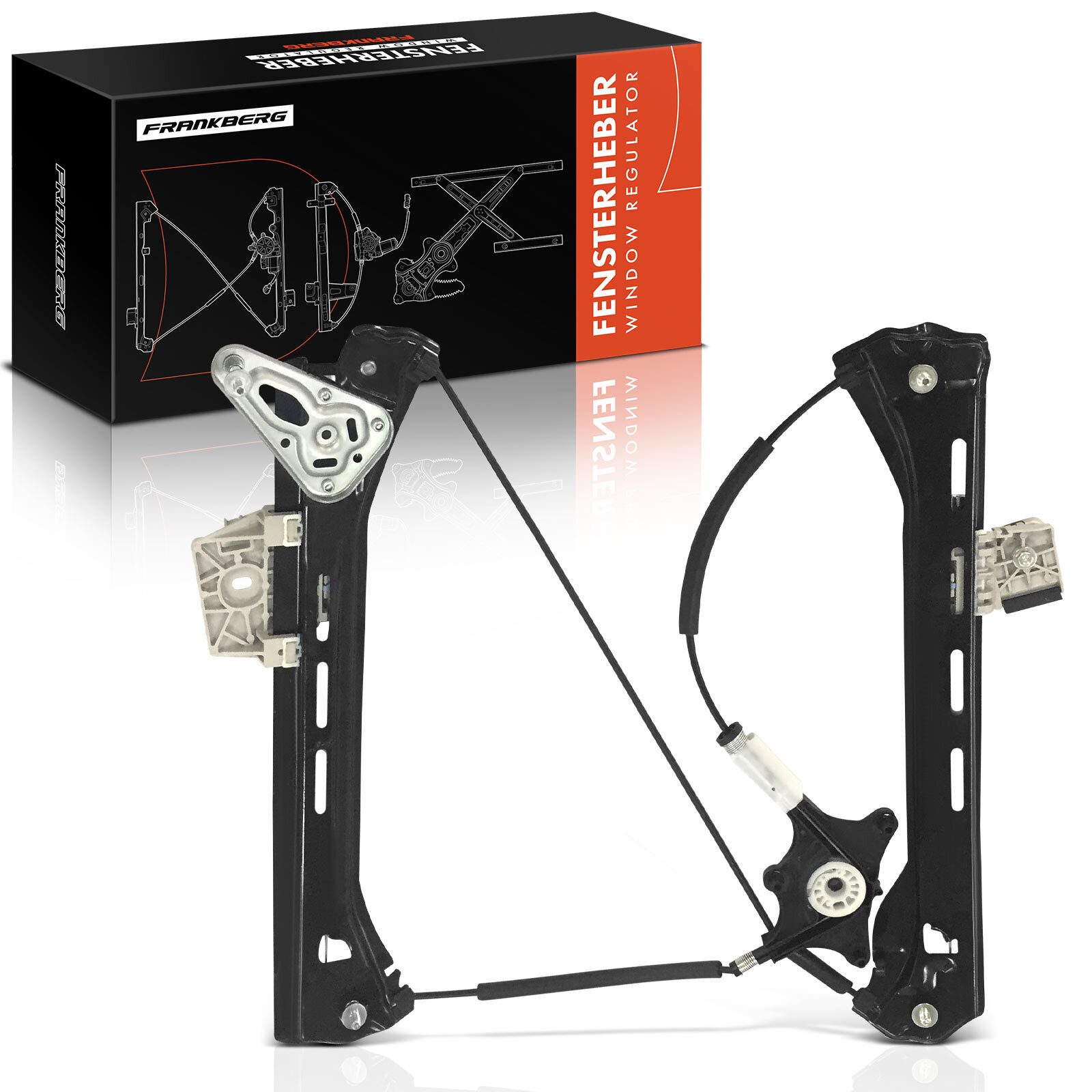 FRANKBERG Power Electric Window Regulator without Motor for Front Right