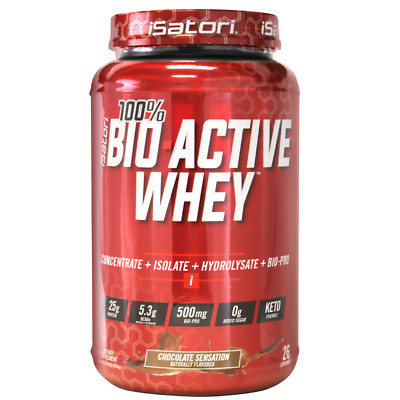 100% BIO-ACTIVE WHEY PROTEIN for Strength-Muscle-Recovery - Choc / 26 Servings