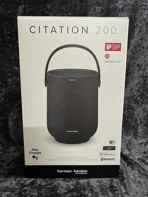 NEW..!! HARMAN KARDON CITATION 200 Portable Bluetooth & WiFi Speaker