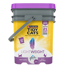 Purina Lightweight Clumping Cat Litter, Glade Clean Blossom, Low Dust, 17 Lb. P
