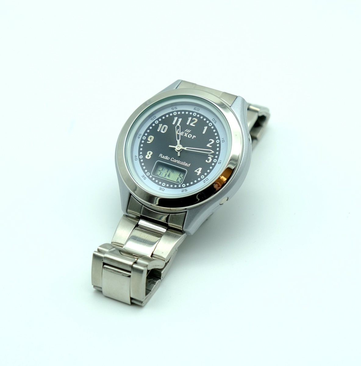 Lexor Radio Controlled Herrenuhr ATM Armbanduhr Ø40mm #44