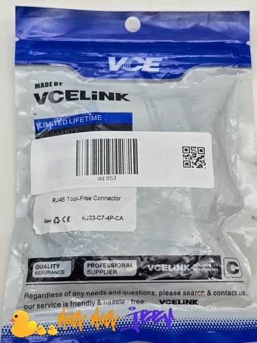 RJ45 Tool-Free Connector CAT 7 3 pack - Picture 2 of 2