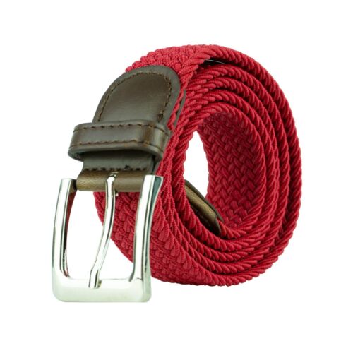 Canvas elastischer Stoff gewebte Stretch geflochtene Gürtel - Bild 21 von 41