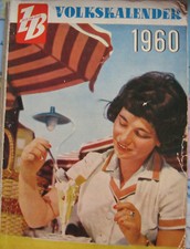 alter Kalender Zeit im Bild Dresden DDR Volkskalender 1960