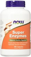 Now Foods, Super Enzymes VerdauungsunterstüTzung 180 Kapseln Super Preis